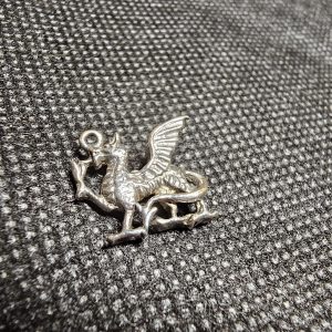 Silver Welsh Dragon
