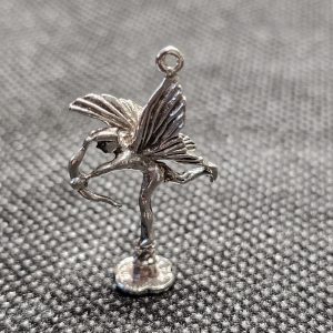 Large Silver Charm of the Statue of Eros