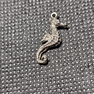 Silver Seahorse Charm
