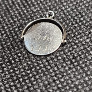 Silver "I love you" Spinner Charm