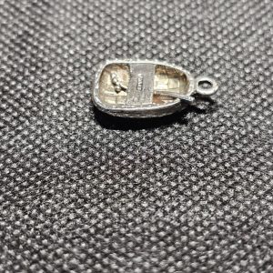 Silver Coracle Charm