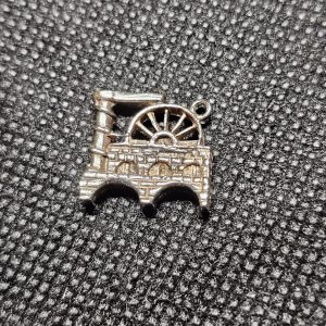 Waterwheel Silver Charm