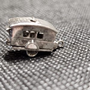 Silver Caravan Charm with internal fittings