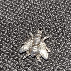 Silver Honey Bee Charm