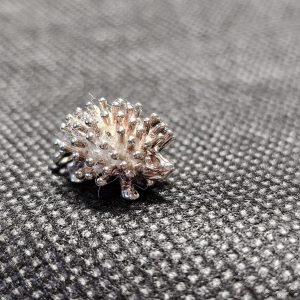 Lovely Silver Hedgehog Charm