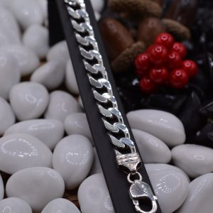 Heavy Gents Bracelet in Sterling Silver