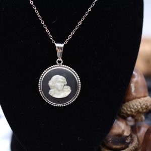 Wedgewood Black and White Pendant