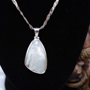 Mother of Pearl Pendant in a Sterling Silver Setting
